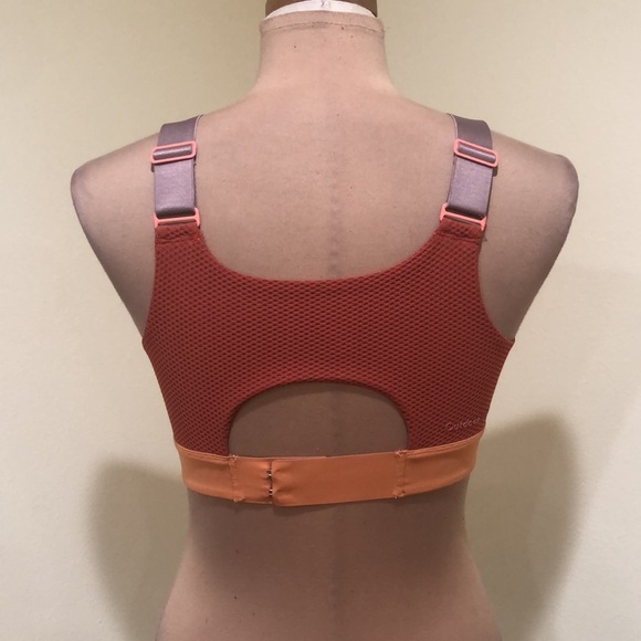 Outdoor Voices Sports Bra Size Small Medium Orange - Picture 4 of 9